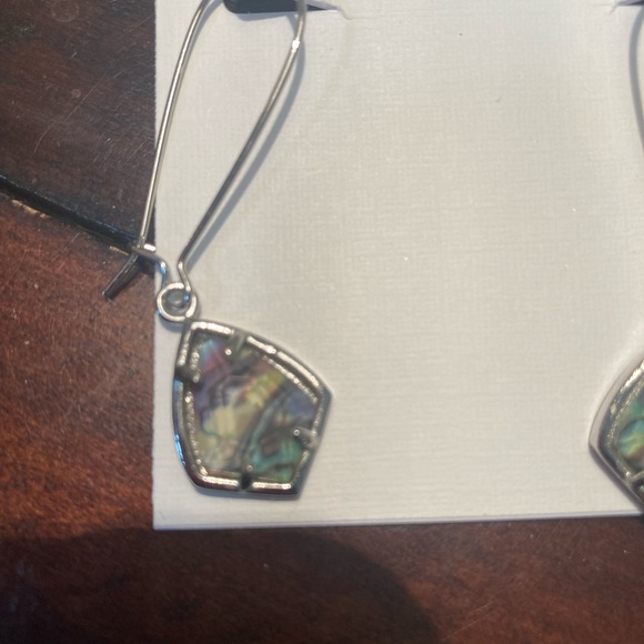 Kendra Scott Silver and Albone wire drop earrings - Picture 2 of 2